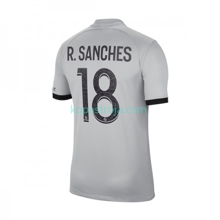 Billiga Fotbollströjor Paris Saint-Germain R.Sanches 18 Borta tröja 2022/23 Kortärmad